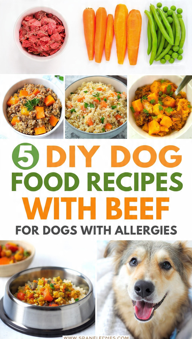 5 DIY Dog Food Recipes With Beef for Dogs With Allergies
