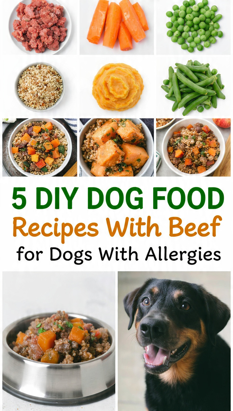 5 DIY Dog Food Recipes With Beef for Dogs With Allergies