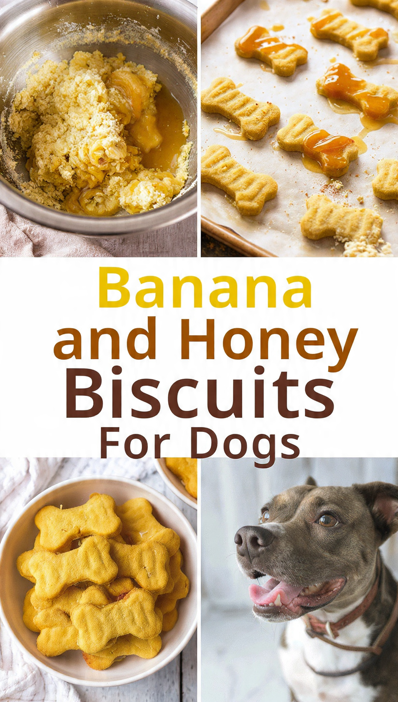 Banana and Honey Biscuits for Dogs A Healthy, Homemade Treat Your Pup Will Love