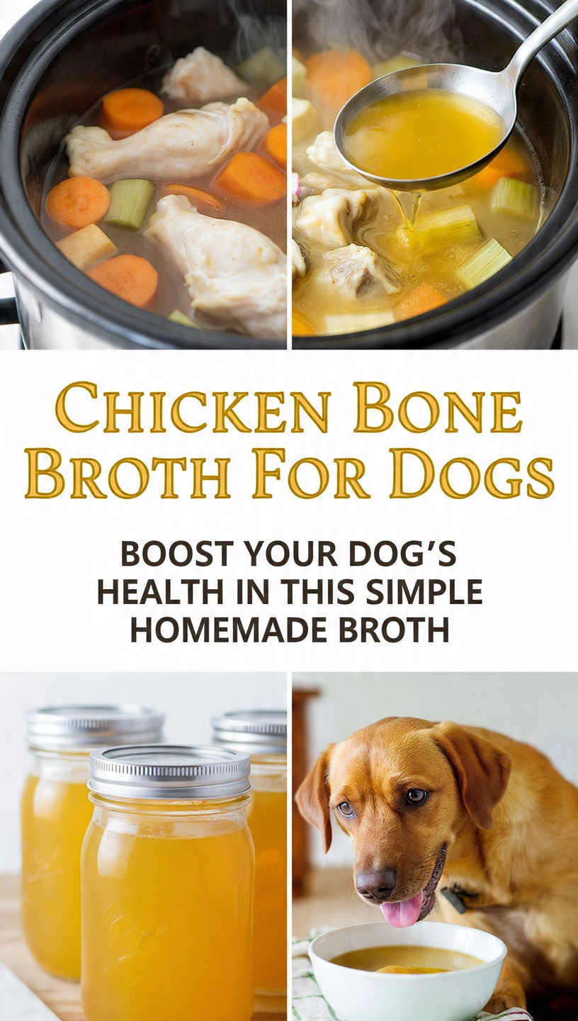 Chicken Bone Broth for Dogs Boost Your Dog’s Health with This Simple Homemade Broth