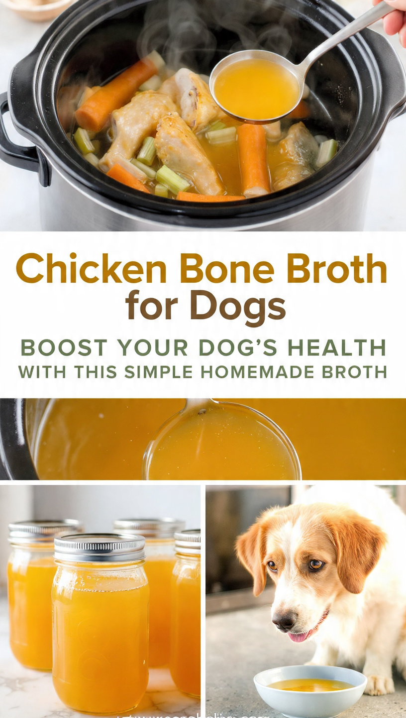 Chicken Bone Broth for Dogs Boost Your Dog’s Health with This Simple Homemade Broth