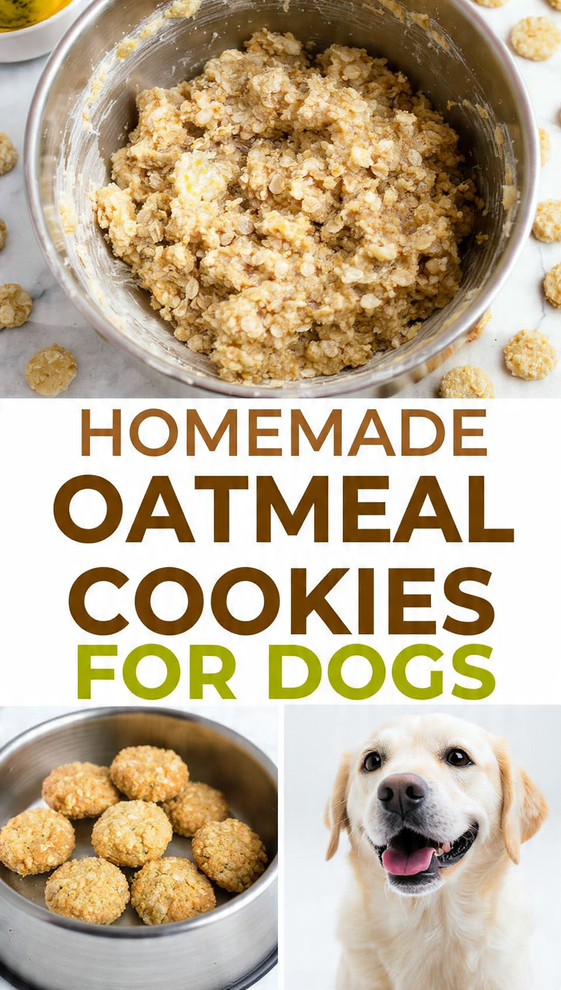 Homemade Oatmeal Cookies for Dogs A Healthy, Easy & Pup-Approved Treat Recipe