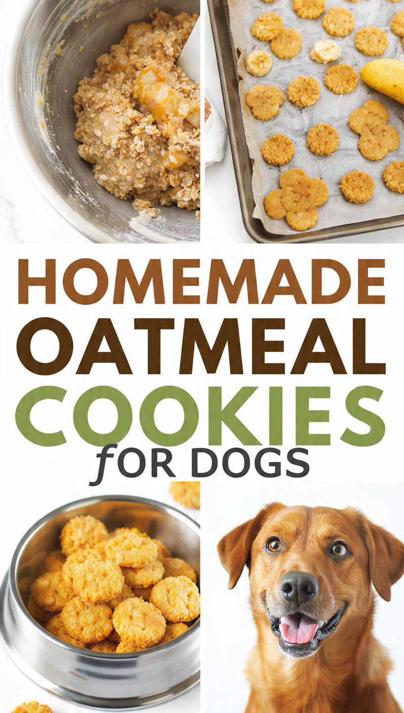 Homemade Oatmeal Cookies for Dogs A Healthy, Easy & Pup-Approved Treat Recipe