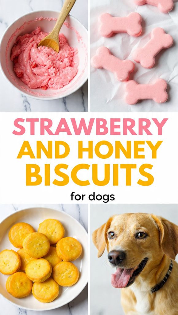 Strawberry and Honey Biscuits for Dogs Sweet Treats for Your Pup